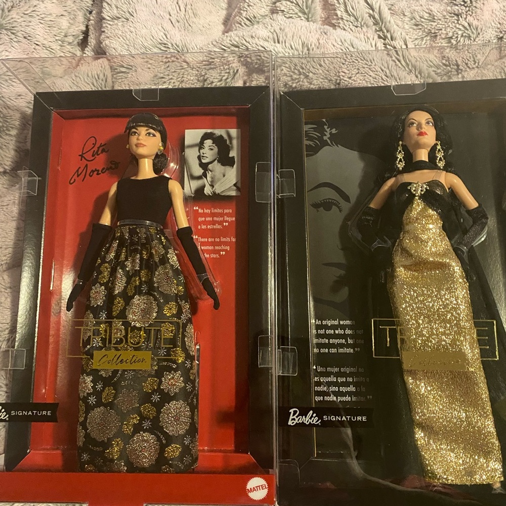Barbie Signature Tribute Collection Dolls - Black and Gold.